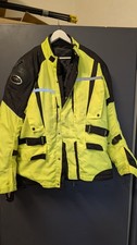 Motorradjacke gelb Dame