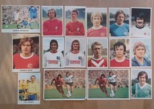 16x Bergmann Sammelbilder 74/75 &75/76 Zebec Grabowski Wunder Björnmose Rausch 