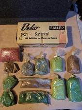 Deko Landschaft Set - Faller 733 Sortiment Streumaterial f. Modelleisenbahn 