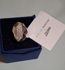 Swarovski original Atelier Jean Paul Gaultier Silber Gr.60 mit feinen Kristallen
