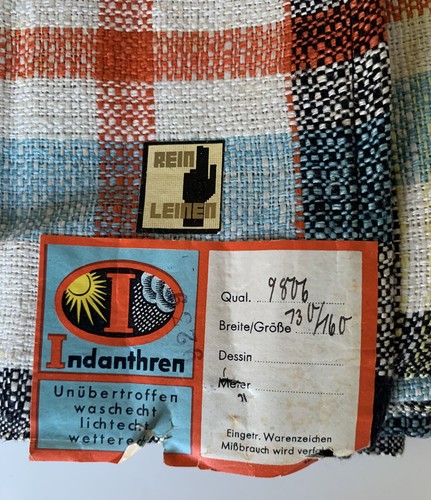 Vintage alte bunte tischdecke - alte,