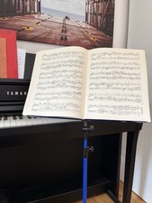 K&M Notenständer Metall, Blau, Klappbar