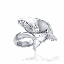Blau Wal Ring 925