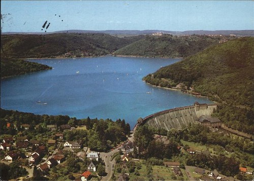 Edertal mit edertalsperre - edertal,