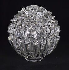 Wunderschöne Antik  Kristall Kugel Lampen Glasschirm  14 cm Hoch