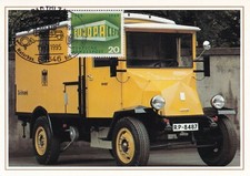 Postkarte - Post / Paketzustellungen Hansa-Lloyd 1928 (24)