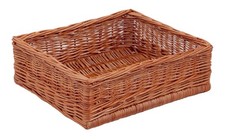 Auslagekorb, braun, Schrankkorb, Allzweckkorb, Thekenkorb, Brotkorb, 31x35x11 cm