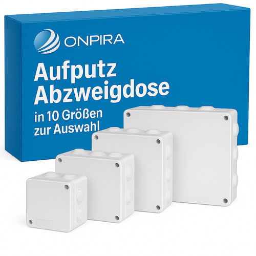 Aufputz abzweigdose - aufputz,