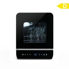 5L Spülmaschine Mini Geschirrspüler Tischgeschirrspüler 7 Programme Freistehen