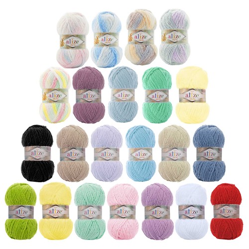 100g kuschelwolle alize - 5, x