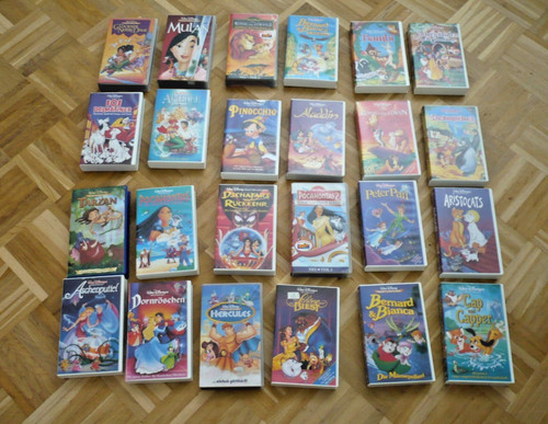 Konvolut 24x vhs disney - vhs,
