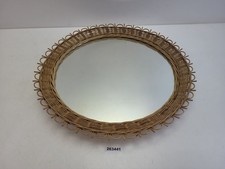 Spiegel Korb Rand geflochten