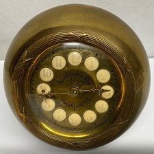 Historische Kugeluhr Messing