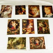 9 Kunstkarten - Peter Paul Rubens - Ältere Postkarten, vmtl 60er Jahre