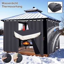 Outdoor Thermovorhang Wasserdicht Vorhang Winter Wärm Dicke Gardinen Kälteschutz