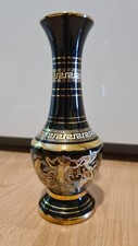⭐️Griechische Vase Handmade mit 24k Gold 22cm hoch