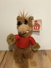 Alf Stofftier mit Etikett 1987 Alien Productions Mühleck GmbH