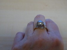 Damenring, Harry Ivens, Tahiti-Perle, Gr. 19, 585 Gelbgold