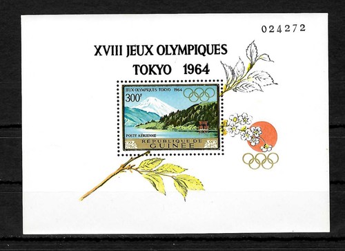 Guinea 1964 xviii jeux - guinea, 1964: