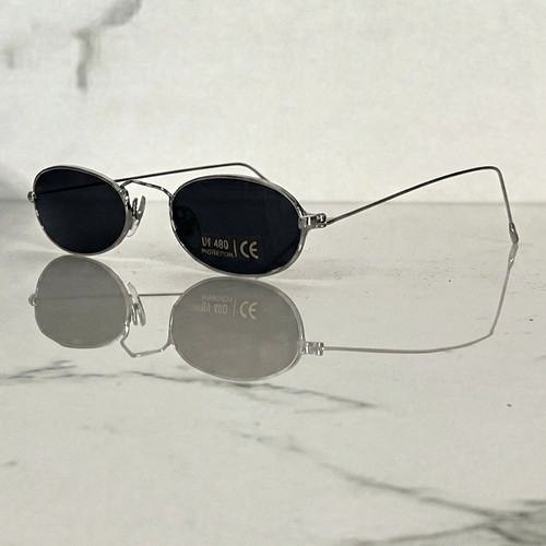 Vintage oval sonnenbrille - oval,