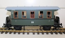 PIKO G zweiachsiger Personenwagen 2.Kl. der DR in Ep.III  für Gartenbahn / Neu