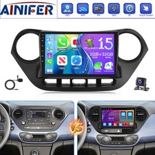 Android 15 Autoradio CarPlay für Hyundai i10 II BA IA 2013-2019 GPS Navi Kamera