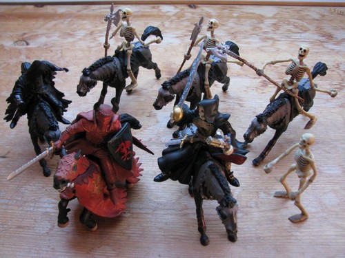 Papo figuren roter ritter - figuren,,