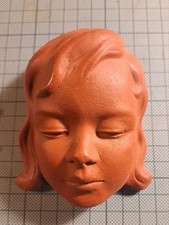 Keramik Maske Mädchen Ton