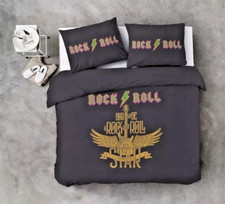 Byrklund 'Get Rocked' Bettwäsche set für zwei Personen 200x200/220 60x70
