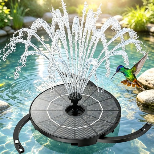 Solar-Vogelbad-Brunnenpumpe