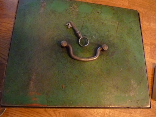 Alte schwere metallkassette - schwere,