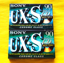 2x SONY UX-S 90 Cassette Tapes