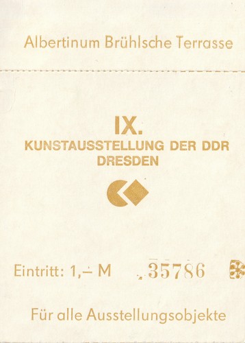 Ddr dok 022 - ddr_dok_022, eintrittskarte