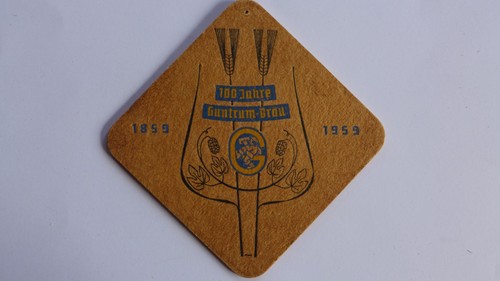 Bierdeckel brauerei guntrum - bierdeckel,
