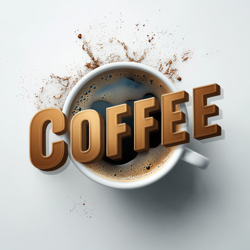 Kaffee werbeschild wandbild - kaffee,, werbeschild,