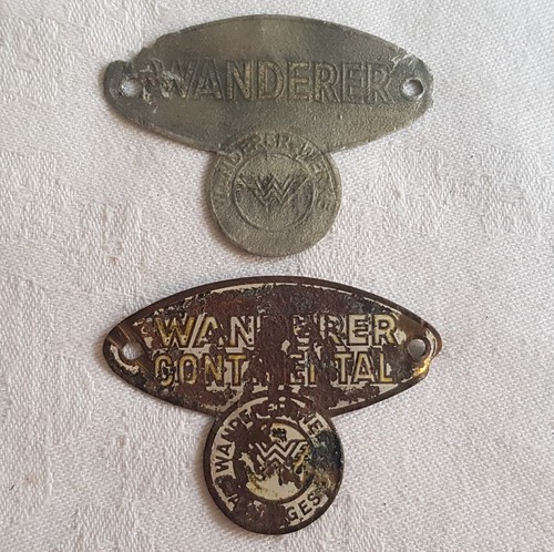 Altes steuerkopfschild - 2x,