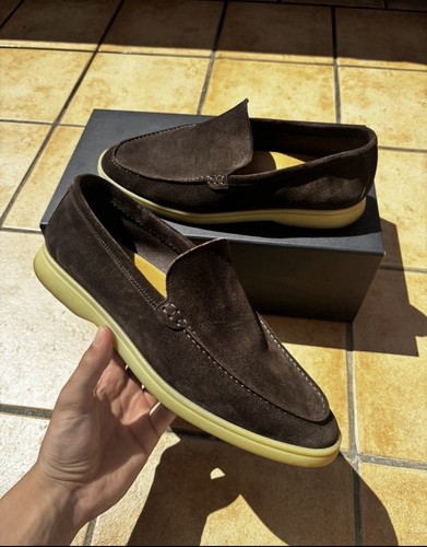 Suitsupply dark brown suede - suitsupply-,