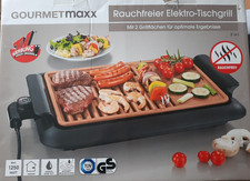 Rauchfreier Elektro-Tischgrill von Gourmett Maxx - 1 x benutzt