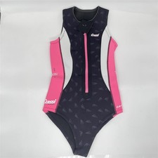 Cressi Termico Damen-Badeanzug aus sehr weichem 2 mm Neopren, Schwarz/Rosa, XS/1