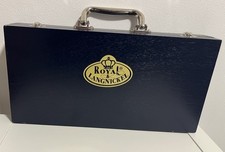 Royal Langnickel Acryl Malerkoffer Set mit Pinseln und Farben dunkelblau