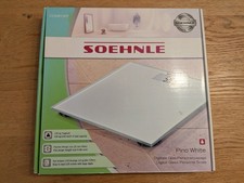 Waage Soehnle Pino White digitale Personenwaage Körperwaage Glas weiß