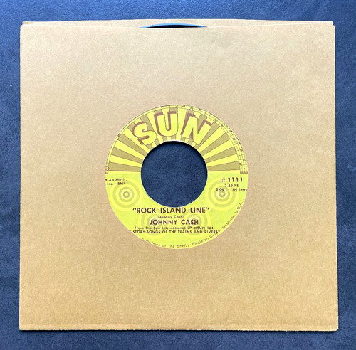 Johnny cash rock island - 7",