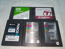 5 x Verschiedene Modelle SATA SSD´s 120GB, 64GB, 60GB s. Bilder