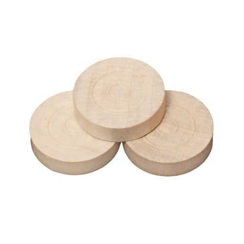 Spielsteine rund holz - -,