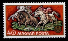 Jagd auf Wisent. 1W. Ungarn 1971