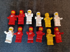 Vintage Lego Space Minifiguren Konvolut Rot Gelb Weiß 