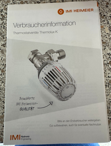 Imi heimeier thermolux - imi, k