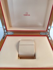 Omega Holz Leere Uhrenbox mit Karton/Ohne Uhrenbeutel und Handbuch/Neu