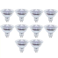 10 x Halogen Lampen Reflektoren 20Watt GU5,3 MR16 12V Strahler warmweiß dimmbar