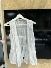 Blusenweste mit Spitze Gr. 38